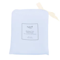 Kyte Baby Twin Sheet in Mist Outlet