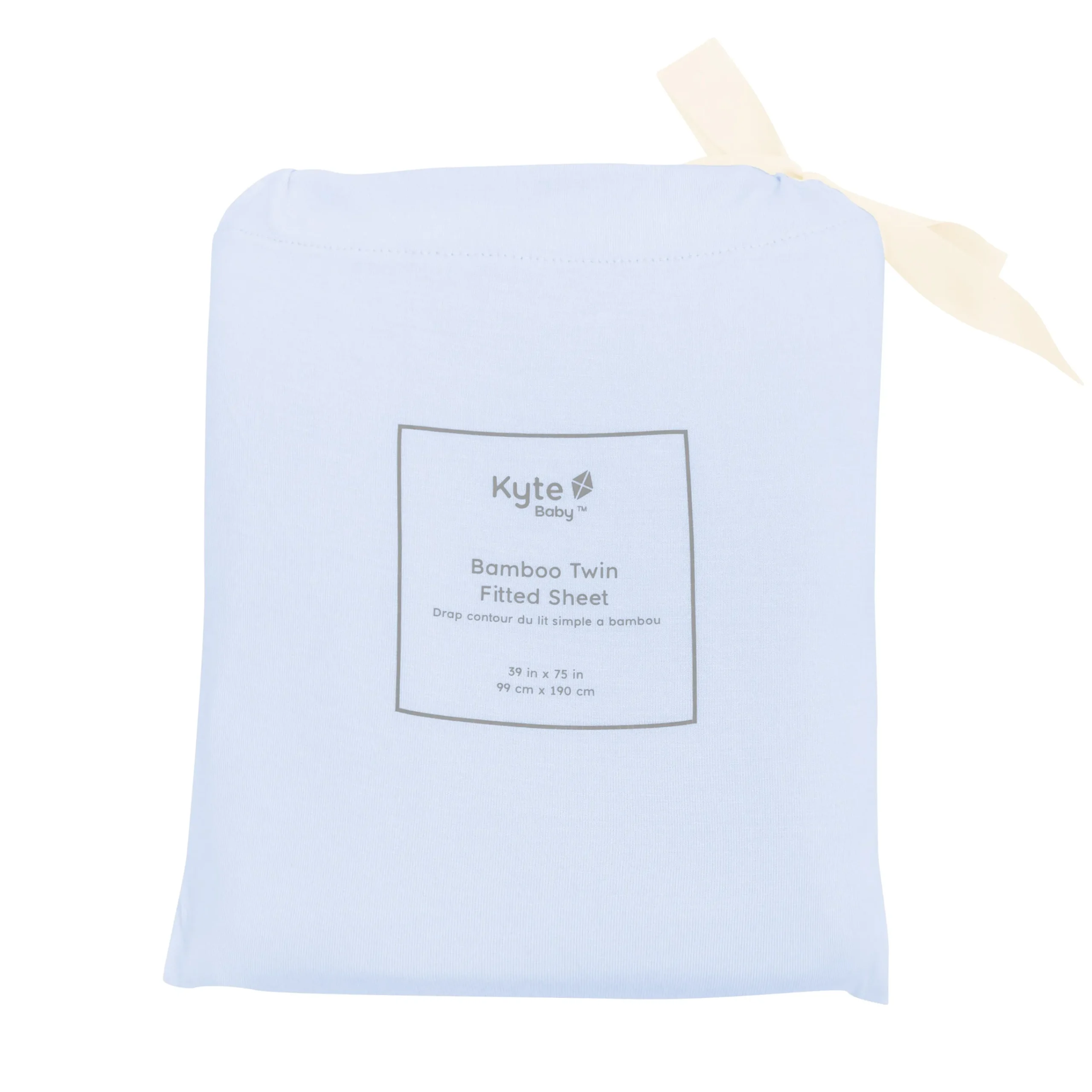 Kyte Baby Twin Sheet in Mist Outlet