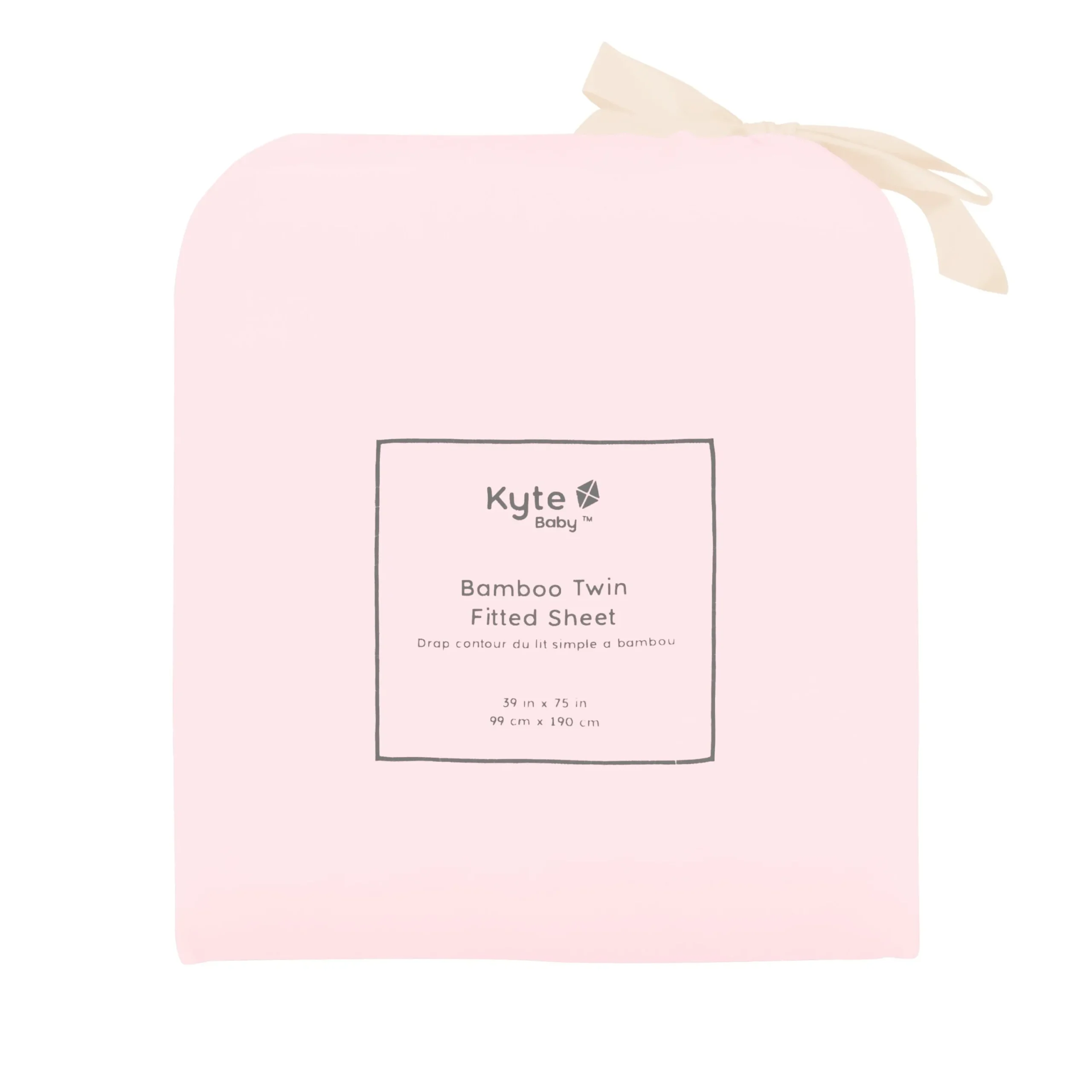 Kyte Baby Twin Sheet in Sakura