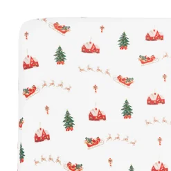 Kyte Baby Twin Sheet in Santa Sleigh Discount