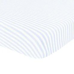 Kyte Baby Twin Sheet in Small Mist Stripe Online