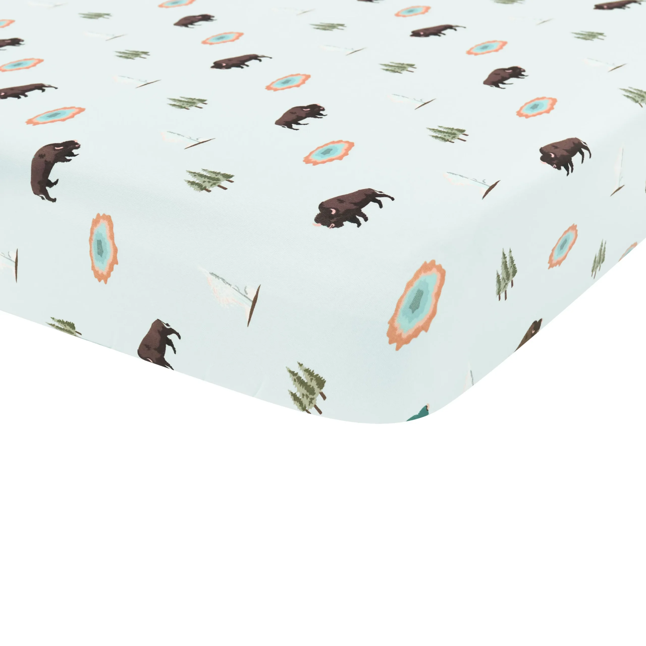 Kyte Baby Twin Sheet in Yellowstone Clearance