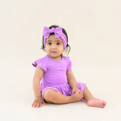 Kyte Baby Twirl Bodysuit Dress in Poi Hot