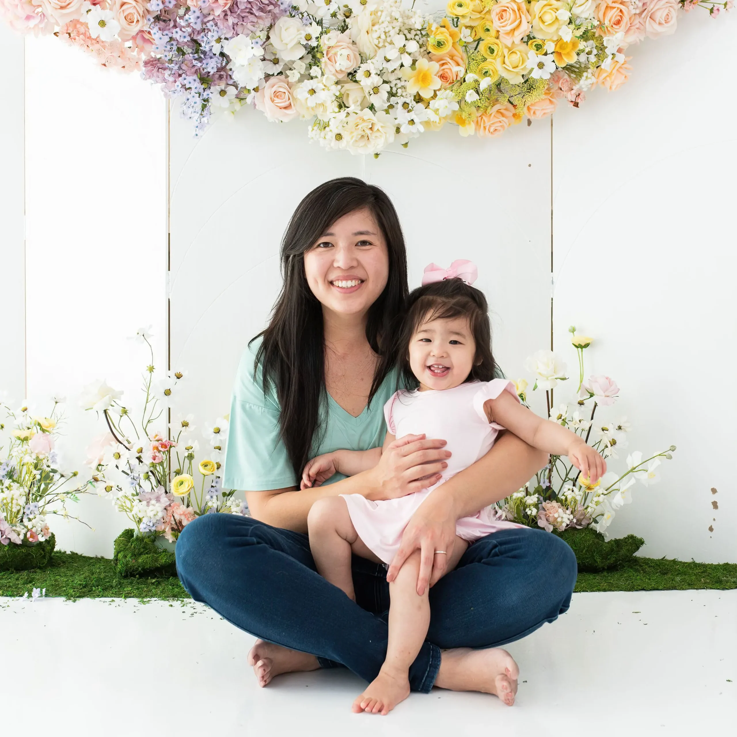 Kyte Baby Twirl Bodysuit Dress in Sakura Sale