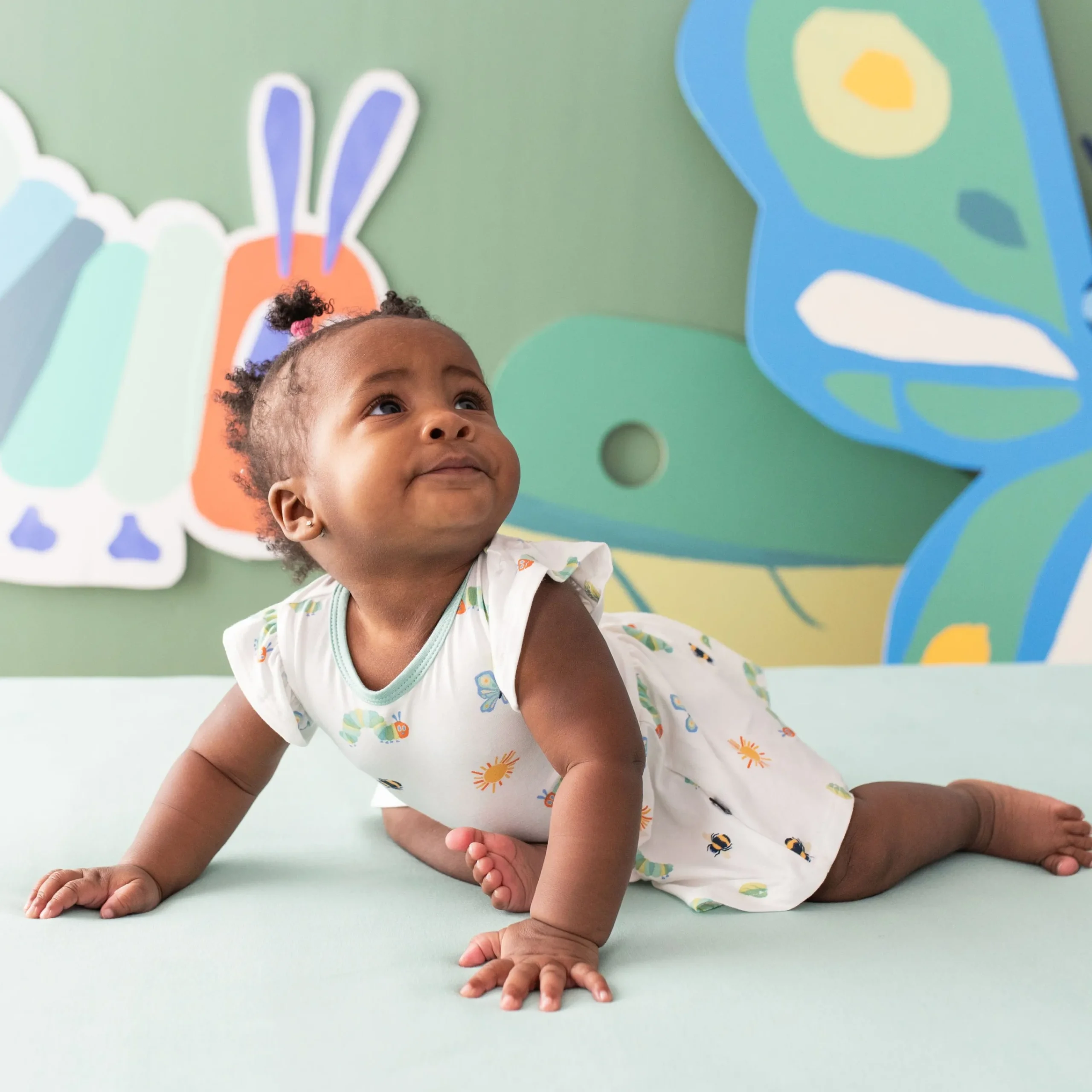 Kyte Baby Twirl Bodysuit Dress in The Very Hungry Caterpillar™ and Friends Clearance