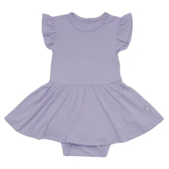Kyte Baby Twirl Bodysuit Dress in Taro Online