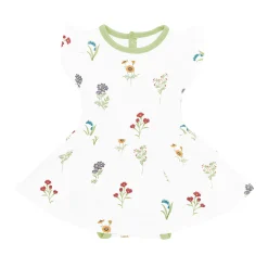 Kyte Baby Twirl Bodysuit Dress in Wildflower Online