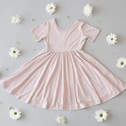 Kyte Baby Twirl Dress in Blush Clearance