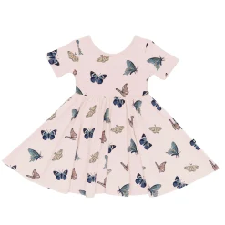 Kyte Baby Twirl Dress in Blush Butterfly Online
