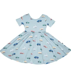 Kyte Baby Twirl Dress in Construction