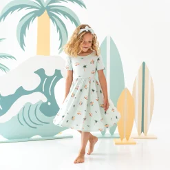 Kyte Baby Twirl Dress in Dew Surf Online