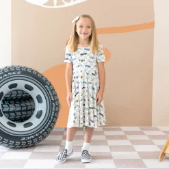 Kyte Baby Twirl Dress in Fast And Fierce Outlet
