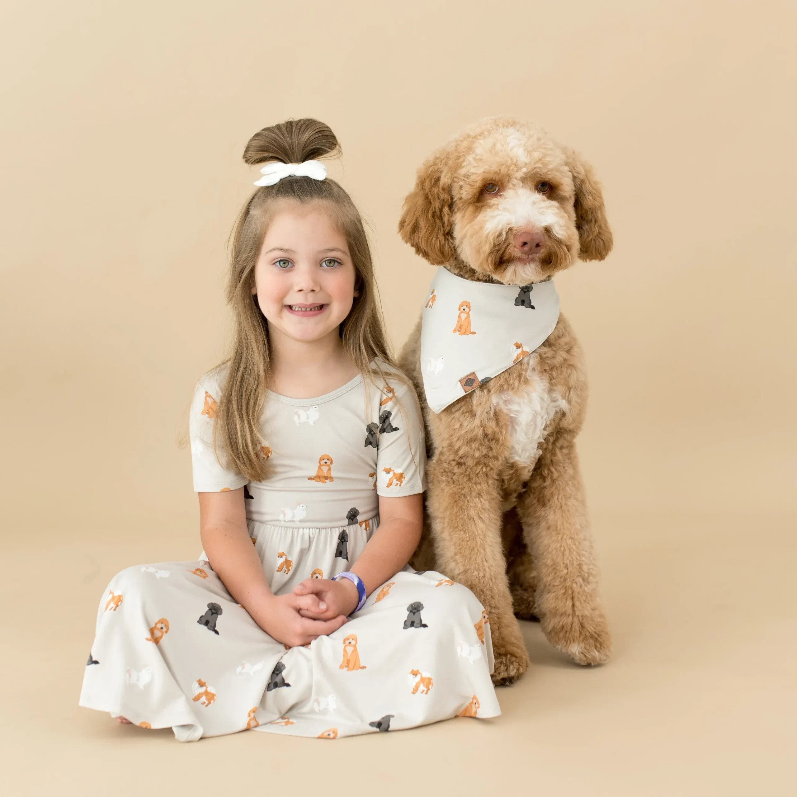 Kyte Baby Twirl Dress in Fluffy Dog Clearance