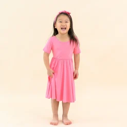 Kyte Baby Twirl Dress in Guava Outlet