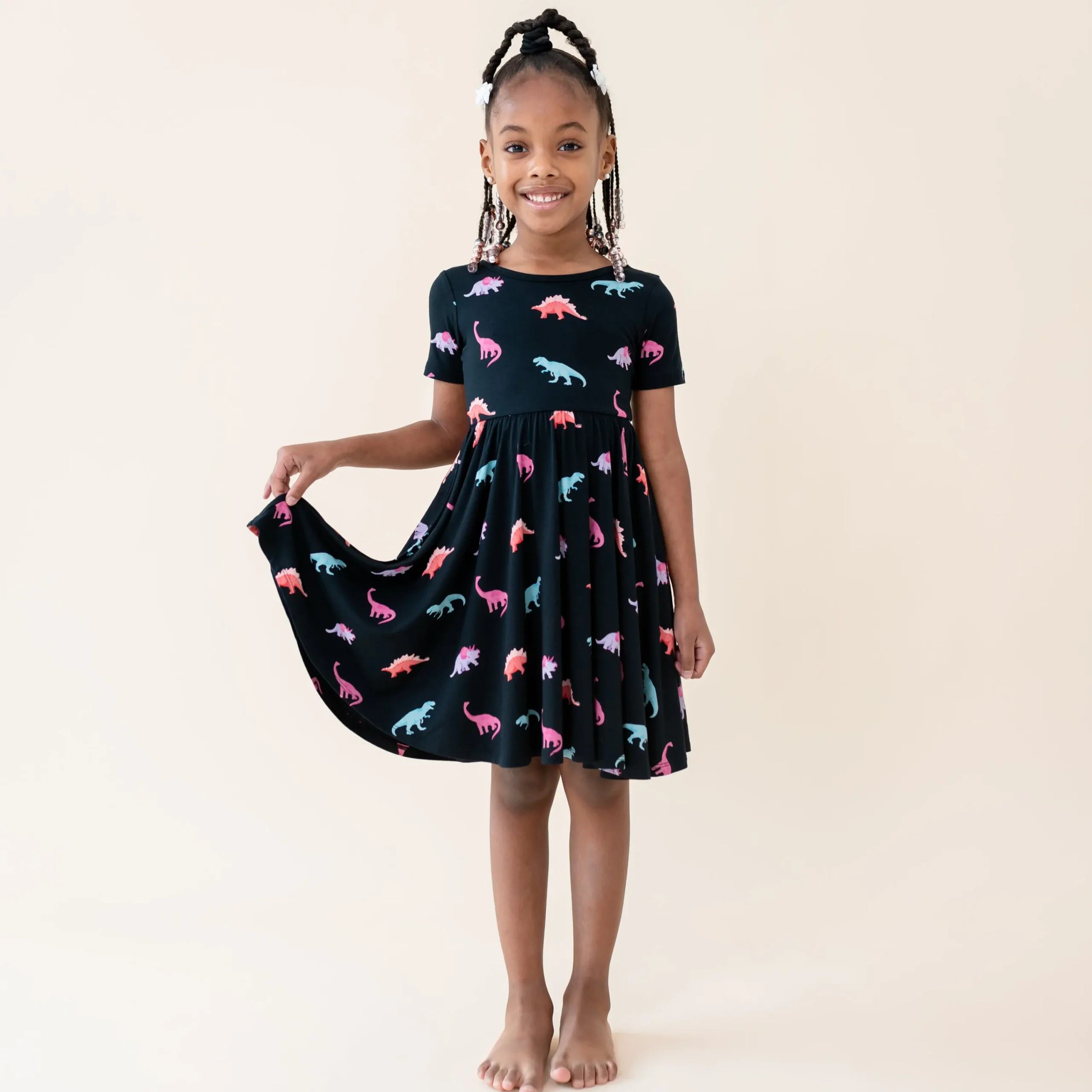 Kyte Baby Twirl Dress in Midnight Roar Discount