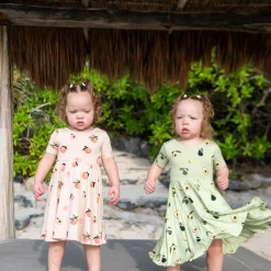 Kyte Baby Twirl Dress in Peach