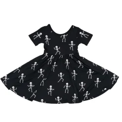 Kyte Baby Twirl Dress in Skeleton Clearance