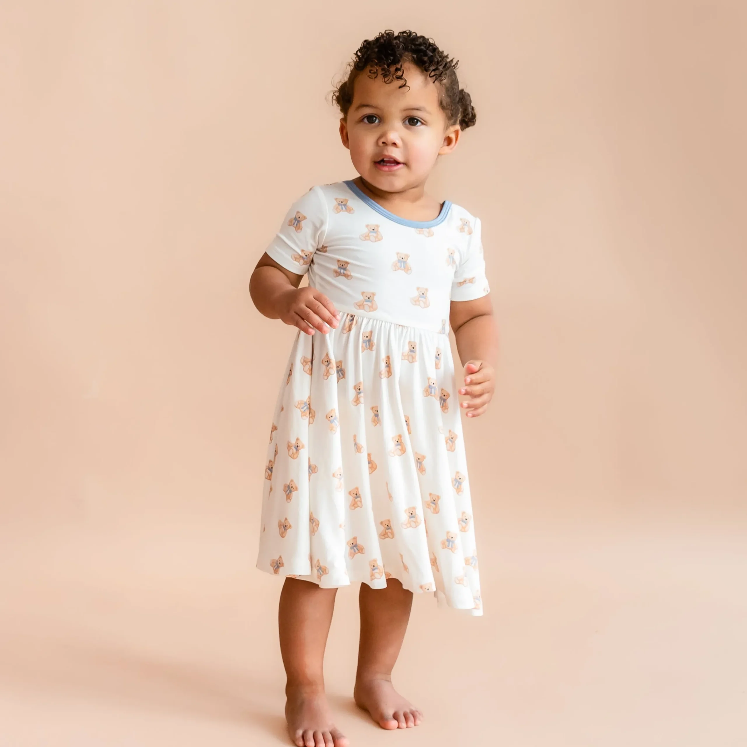Kyte Baby Twirl Dress in Teddy Bear Online