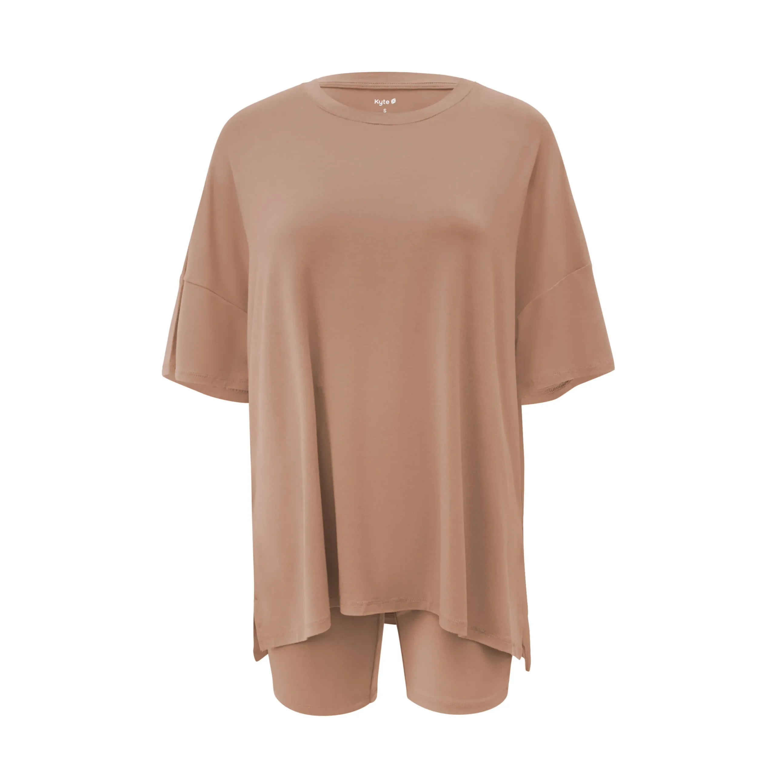 Kyte Baby Women’s Biker Short Set in Latte Hot