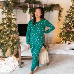 Kyte Baby Women's Jogger Pajama Set in Merry and Bright Sale