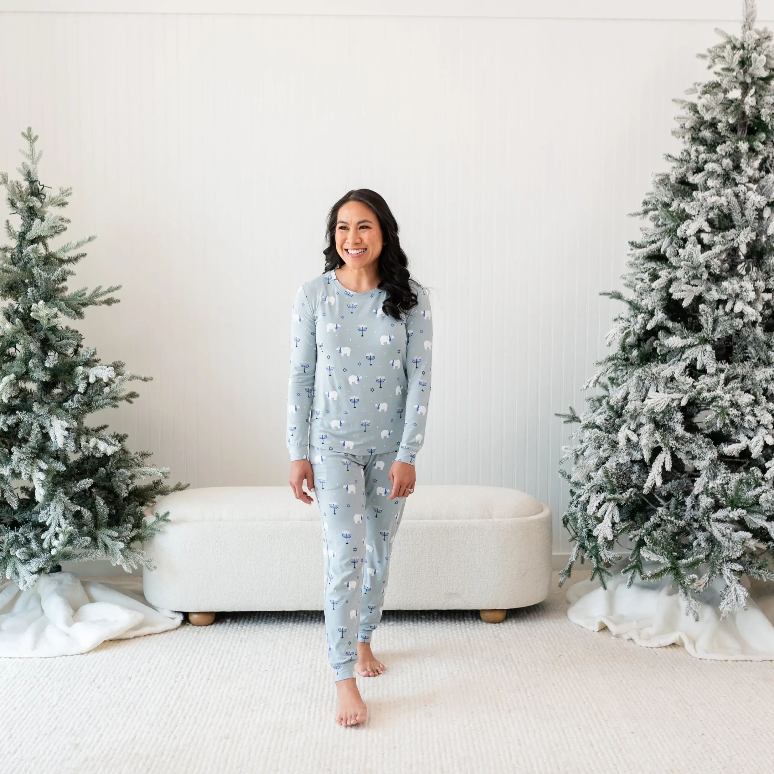 Kyte Baby Women's Jogger Pajama Set in Polar Lights Discount