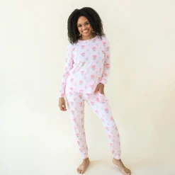 Kyte Baby Women's Jogger Pajama Set in Sakura Peony New