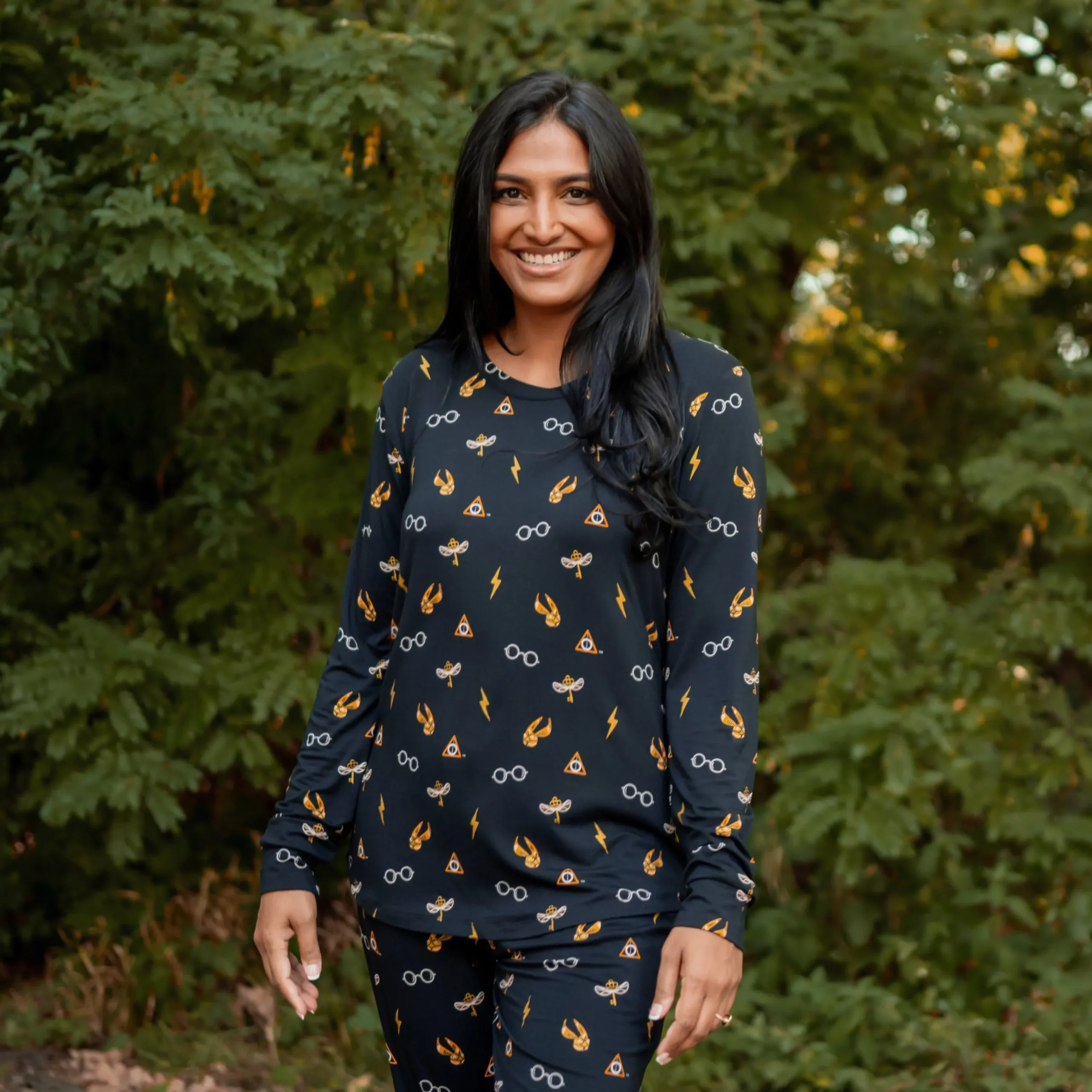 Kyte Baby Women's Jogger Pajama Set in Midnight Icon