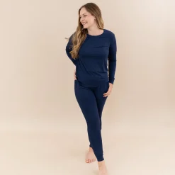 Kyte Baby Women's Jogger Pajama Set in Navy New