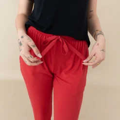 Kyte Baby Women's Jogger Pants in Cardinal Clearance