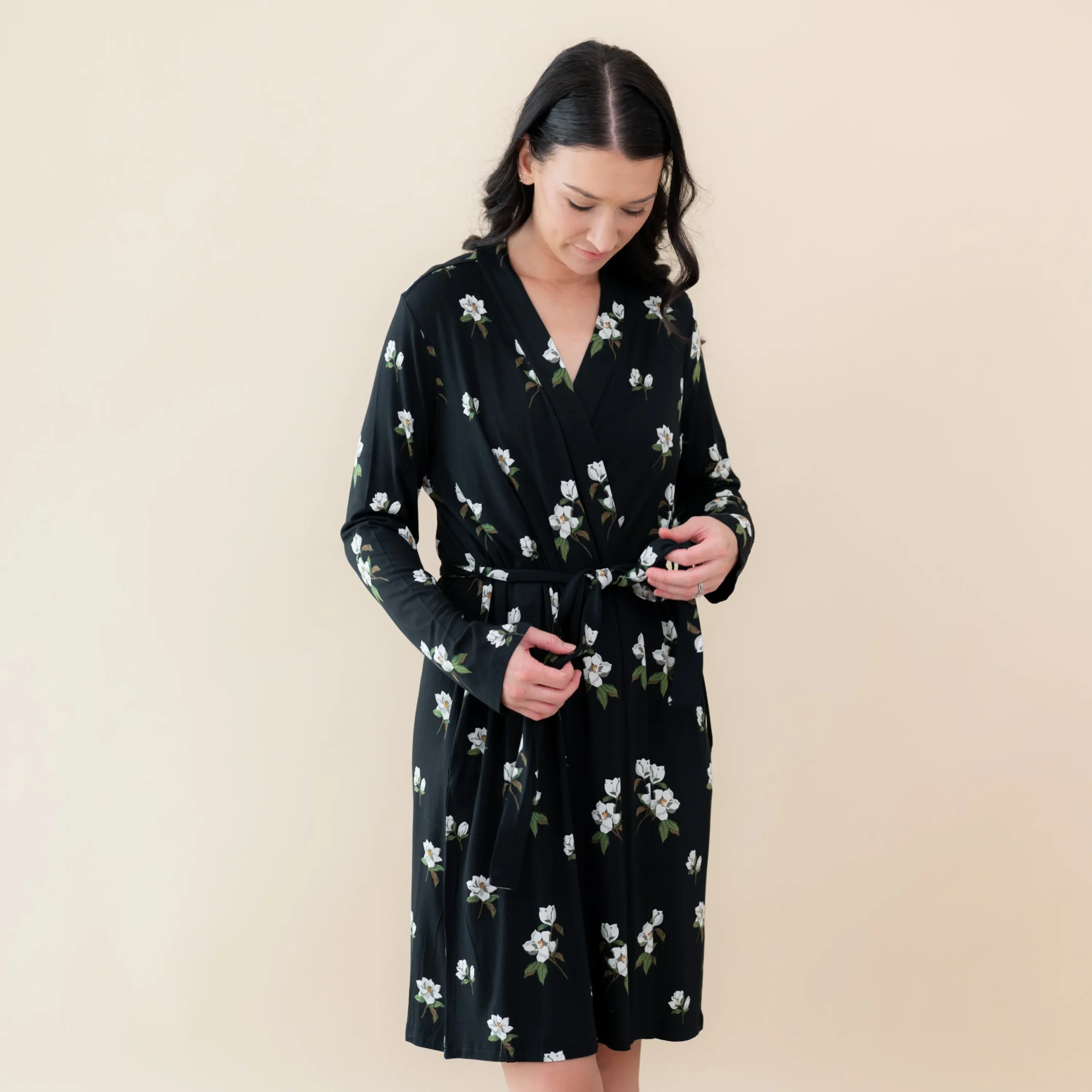 Kyte Baby Women’s Lounge Robe in Big Midnight Magnolia Online