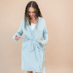 Kyte Baby Women’s Lounge Robe in Fog Sale