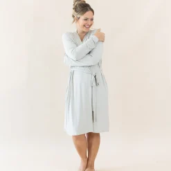 Kyte Baby Women’s Lounge Robe in Oat Clearance