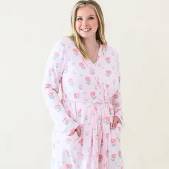 Kyte Baby Women's Lounge Robe in Sakura Peony Outlet
