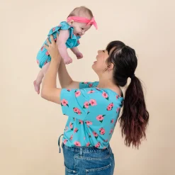 Kyte Baby Women’s Relaxed Fit V-Neck in Hibiscus Online