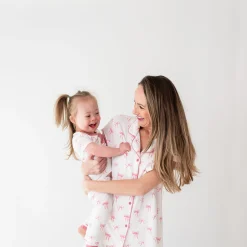 Kyte Baby Women’s Short Sleeve Pajama Set in Bow Sale