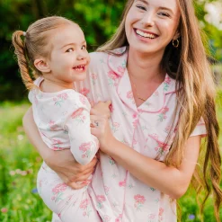 Kyte Baby Women's Short Sleeve Pajama Set in Sakura Peony Online