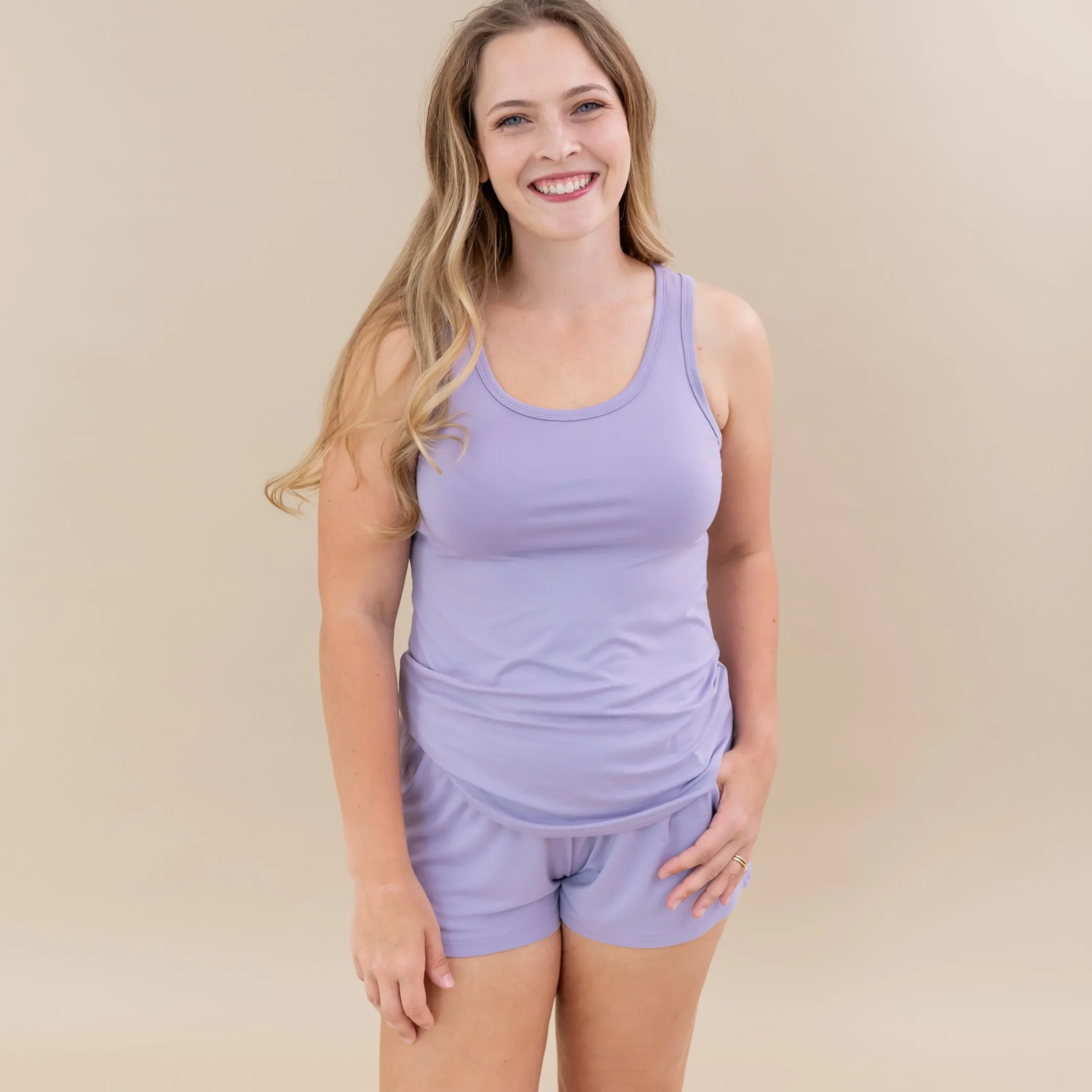 Kyte Baby Women’s Tank Set in Taro Best
