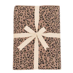 Kyte Baby Youth Blanket in 2.5 Latte Leopard Hot