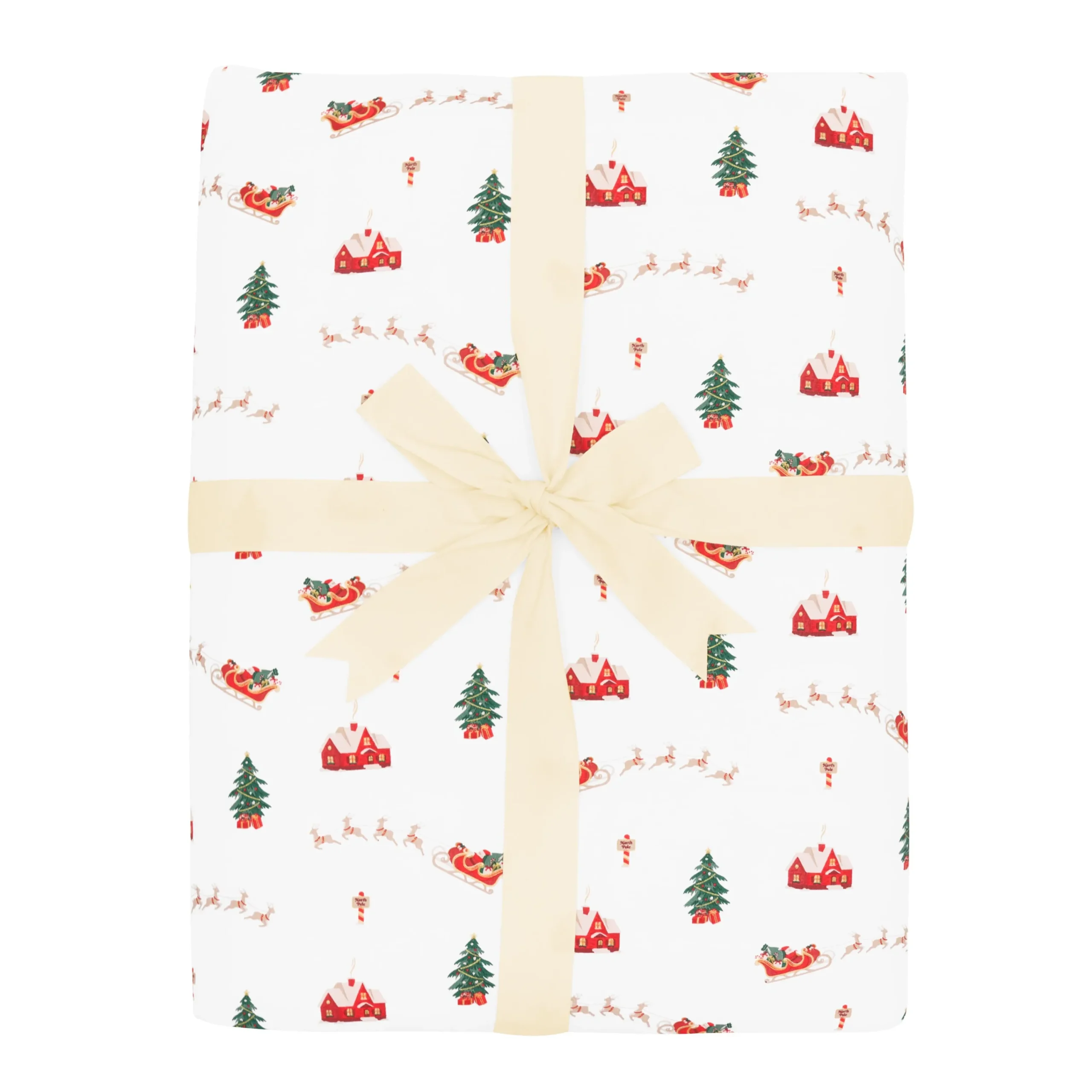 Kyte Baby Youth Blanket in 2.5 Santa Sleigh Discount