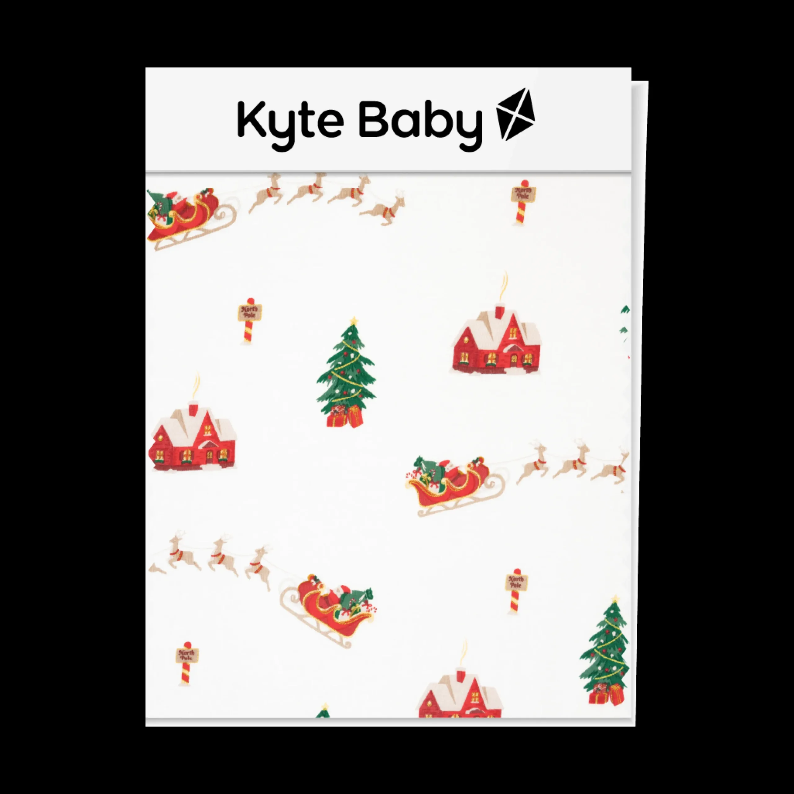 Kyte Baby Youth Blanket in 2.5 Santa Sleigh Discount