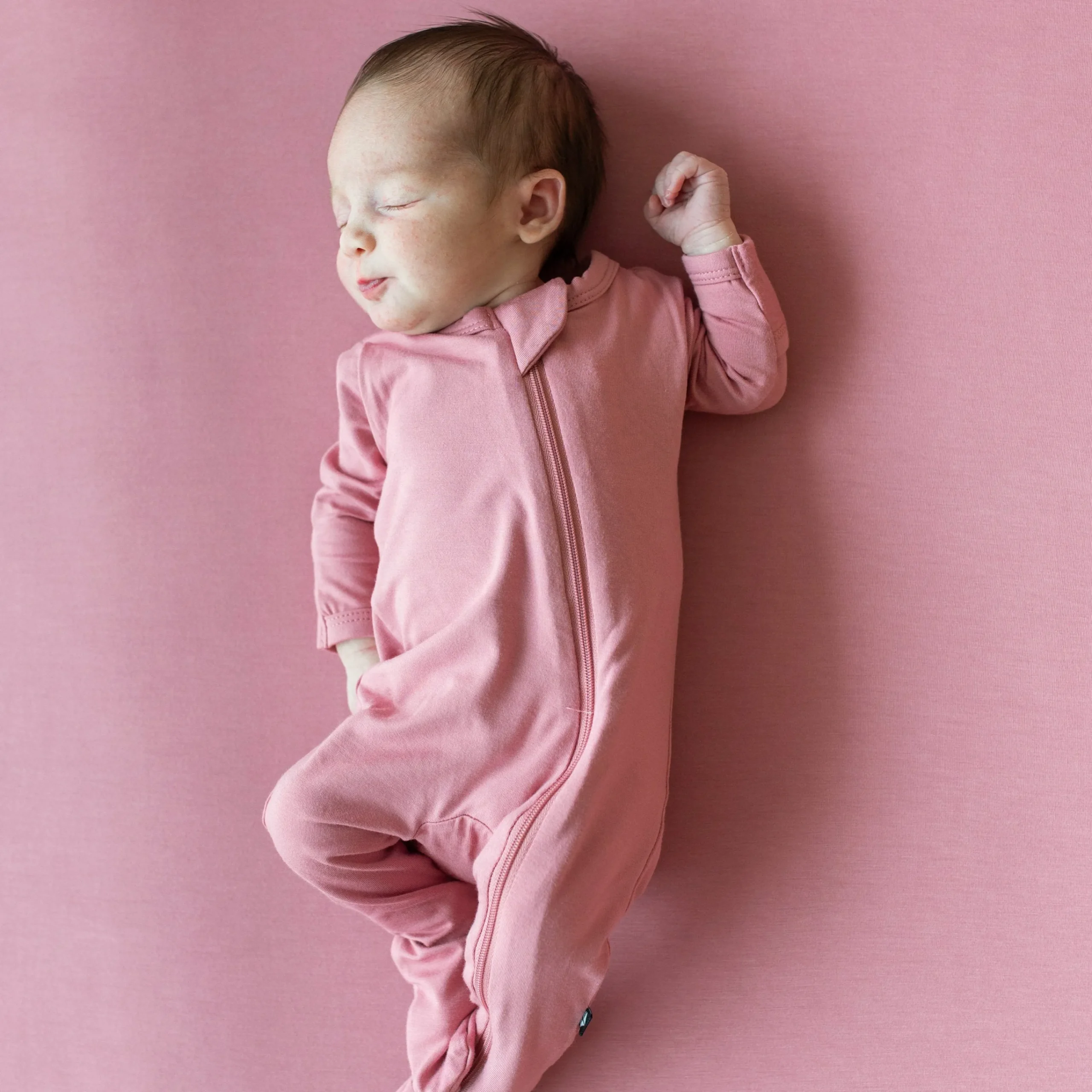 Kyte Baby Zippered Footie in Apple Blossom Sale