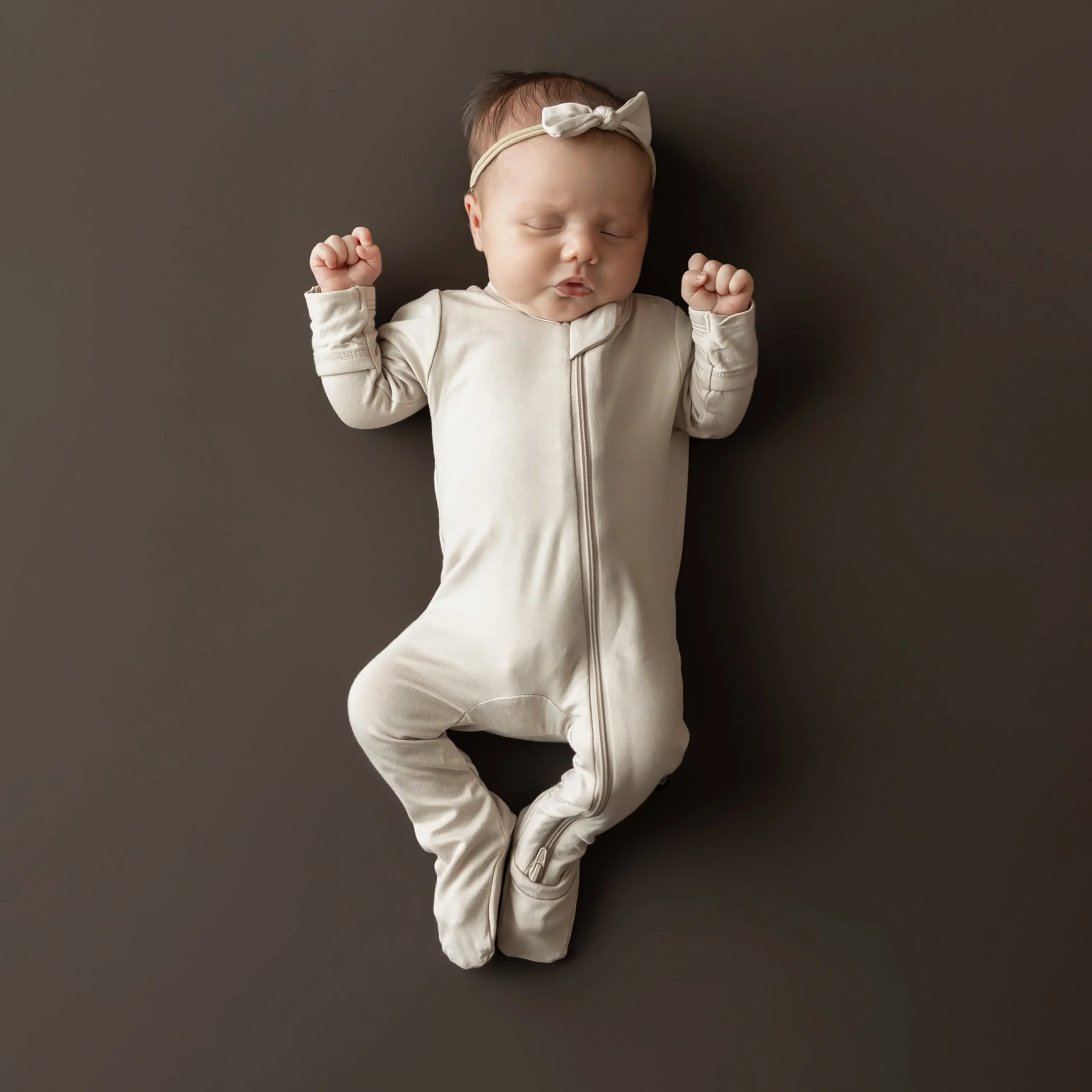 Kyte Baby Zippered Footie in Bisque Online