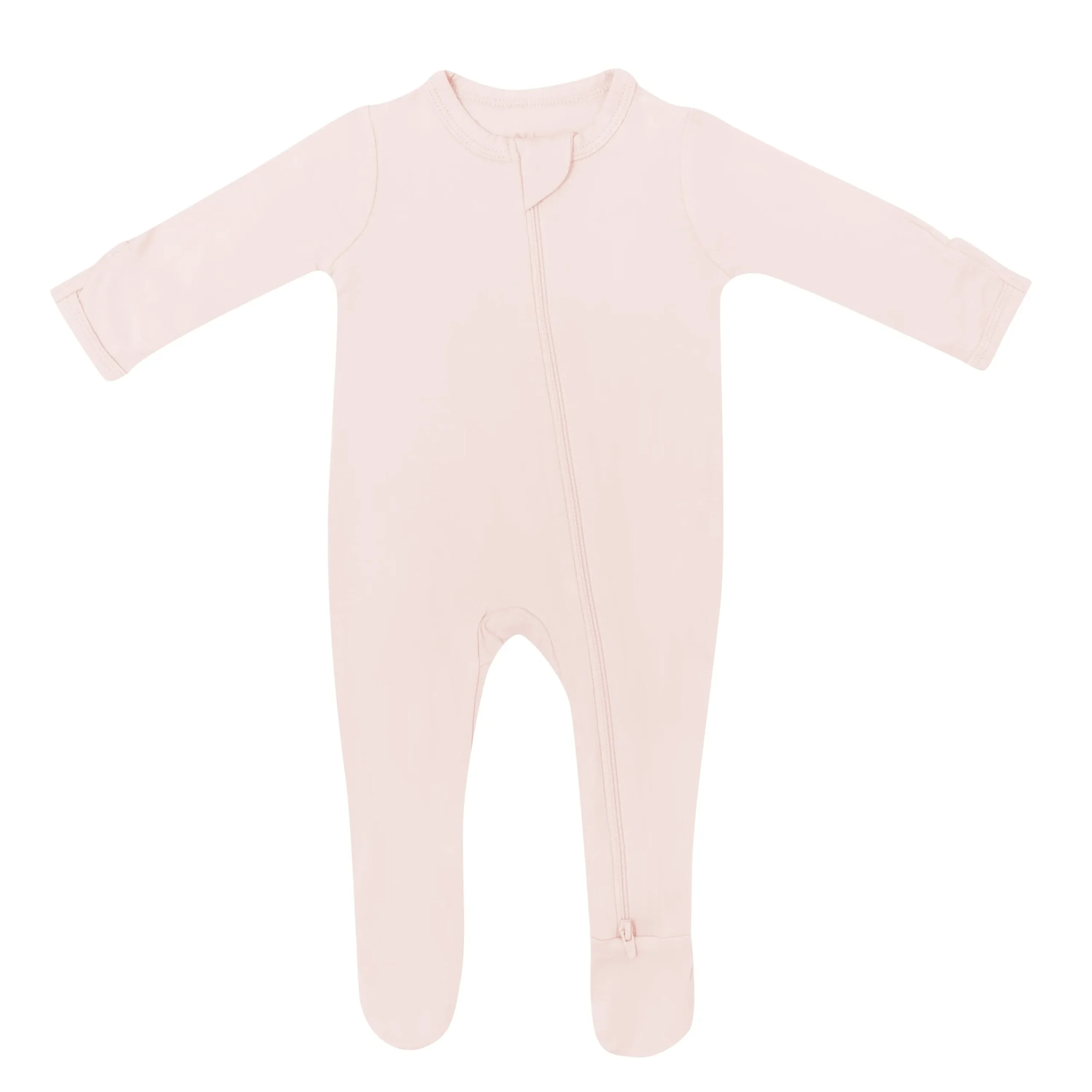 Kyte Baby Zippered Footie in Blush Best