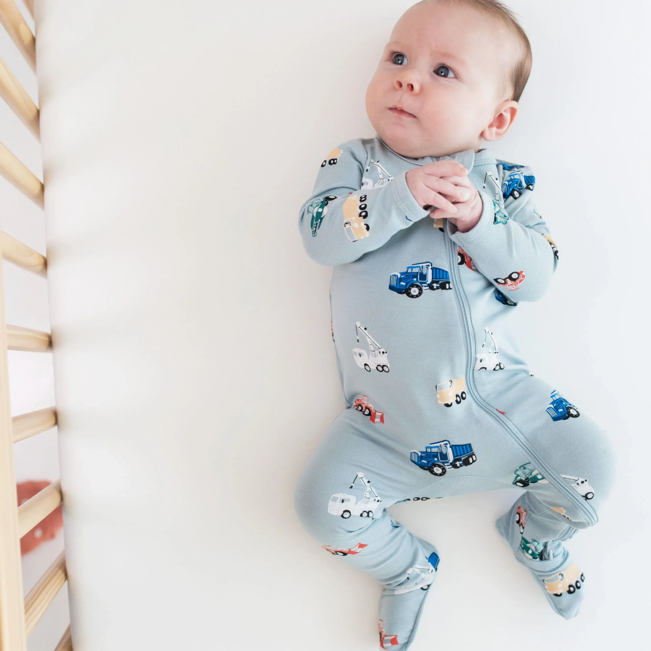 Kyte Baby Zippered Footie in Construction Clearance