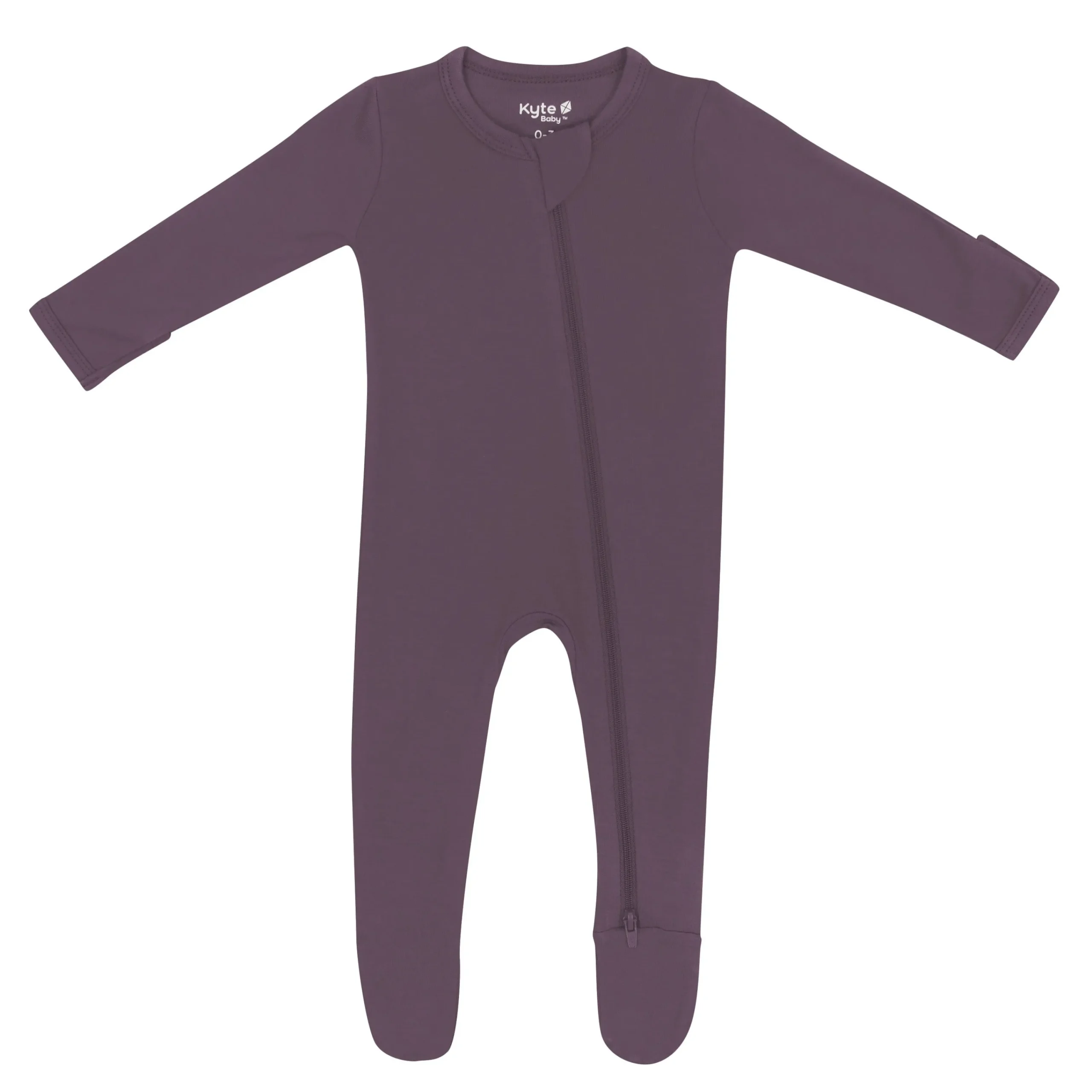 Kyte Baby Zippered Footie in Currant Sale