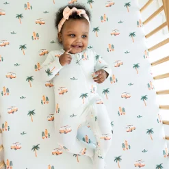 Kyte Baby Zippered Footie in Dew Surf Outlet