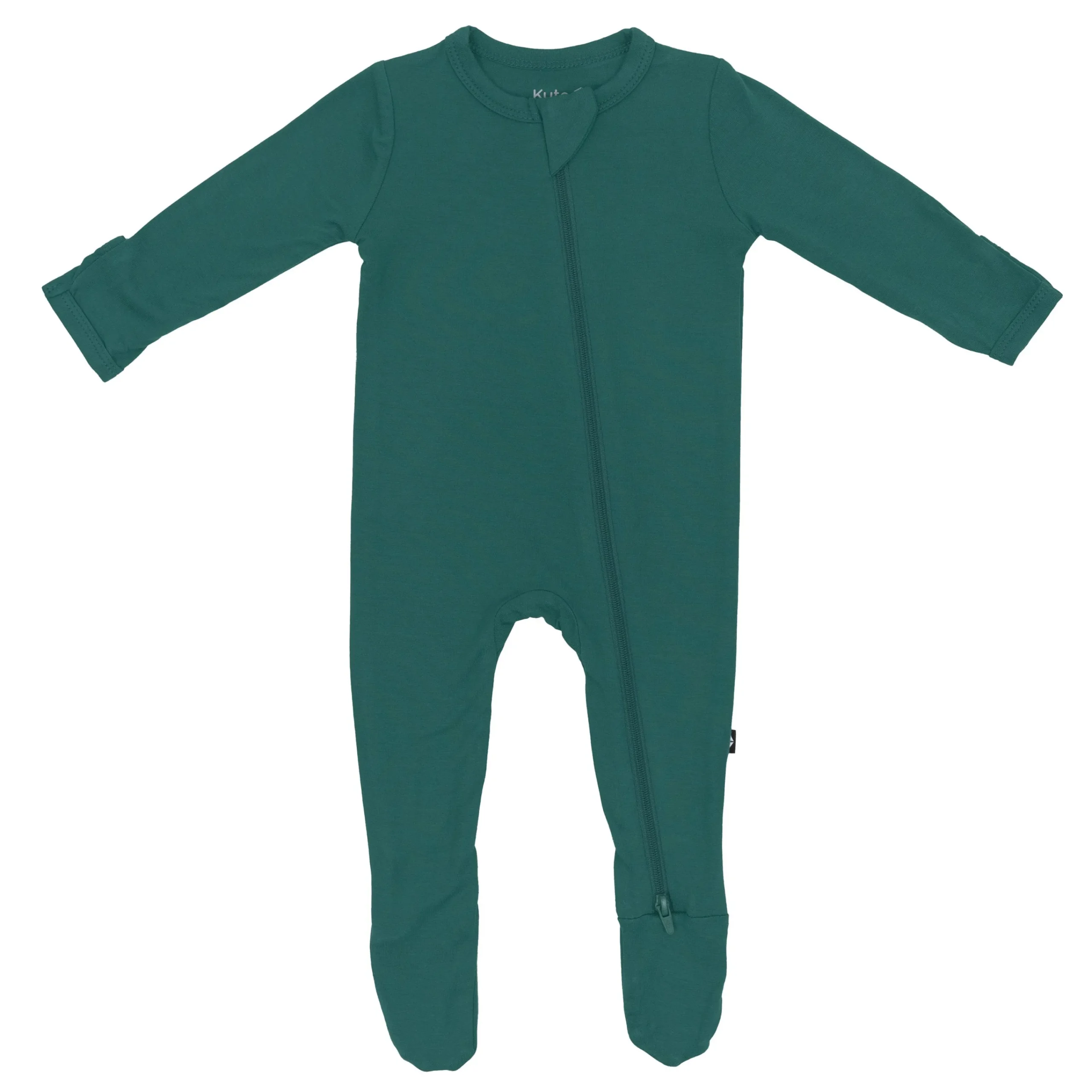 Kyte Baby Zippered Footie in Emerald Discount