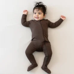 Kyte Baby Zippered Footie in Espresso