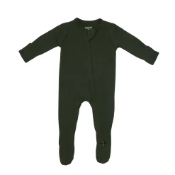 Kyte Baby Zippered Footie in Fir Hot
