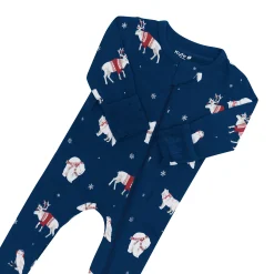 Kyte Baby Zippered Footie in Frosty Friends Online